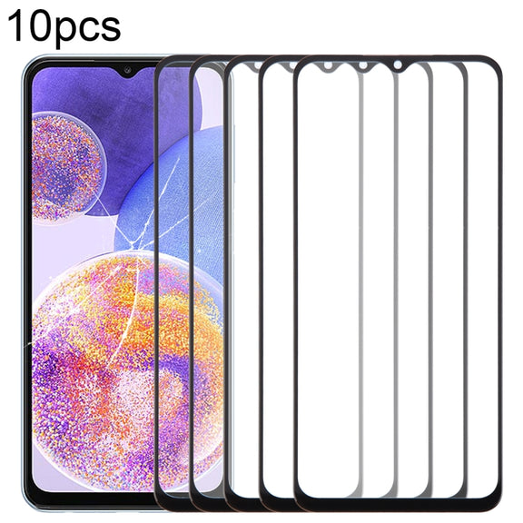 For Samsung Galaxy A23 4G SM-A235F 10pcs Front Screen Outer Glass Lens with OCA Optically Clear Adhesive