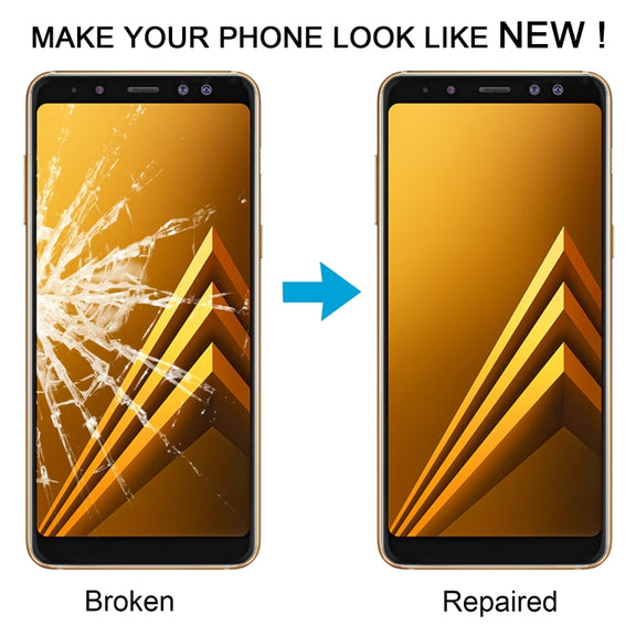 For Samsung Galaxy A8 2018 SM-A530F 10pcs Front Screen Outer Glass Lens with OCA Optically Clear Adhesive