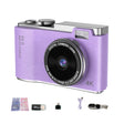 LK003 2.4 inch Dual-lens 4K HD CCD Camera Retro Kids Camera(Purple) - Children Cameras by PMC TechLife | Online Shopping South Africa | PMC TechLife | Buy Now Pay Later Mobicred