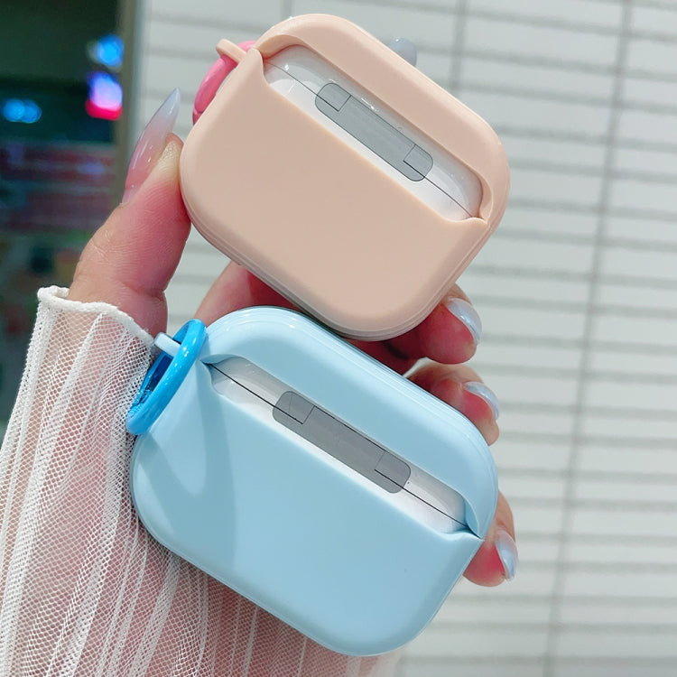 For AirPods 3 3D Dot Bowknot Bluetooth Earphone Protective Case(Pink)