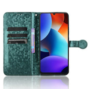 For Blackview Oscal Modern 8 / Color 8 Honeycomb Dot Texture Leather Phone Case(Green)