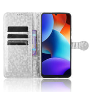 For Blackview Oscal Modern 8 / Color 8 Honeycomb Dot Texture Leather Phone Case(Silver)