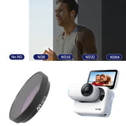For Insta360 GO 3S JUNESTAR Camera Lens Filter, Filter:ND16