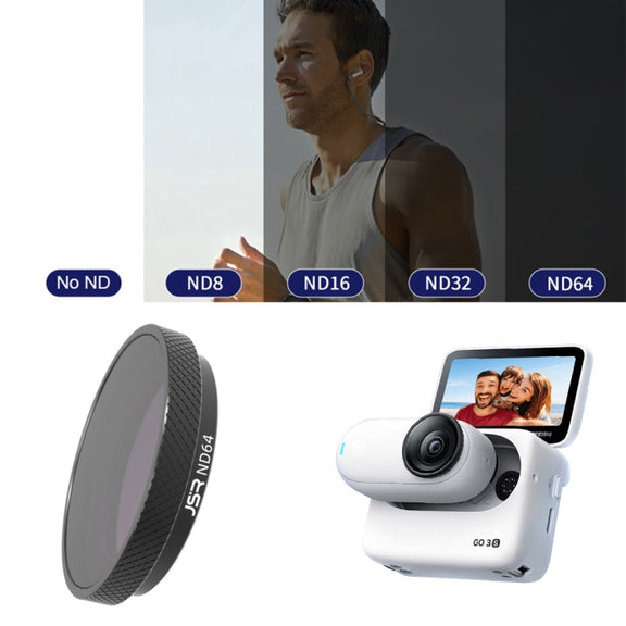 For Insta360 GO 3S JUNESTAR Camera Lens Filter, Filter:ND64