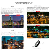 For Insta360 GO 3S JUNESTAR Camera Lens Filter, Filter:2 in 1 UV