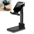 T6 2 in 1 Portable Folding Stand Wireless Charging, Style:Double Charge(Black) - Wireless Charger by PMC TechLife | Online Shopping South Africa | PMC TechLife | Buy Now Pay Later Mobicred