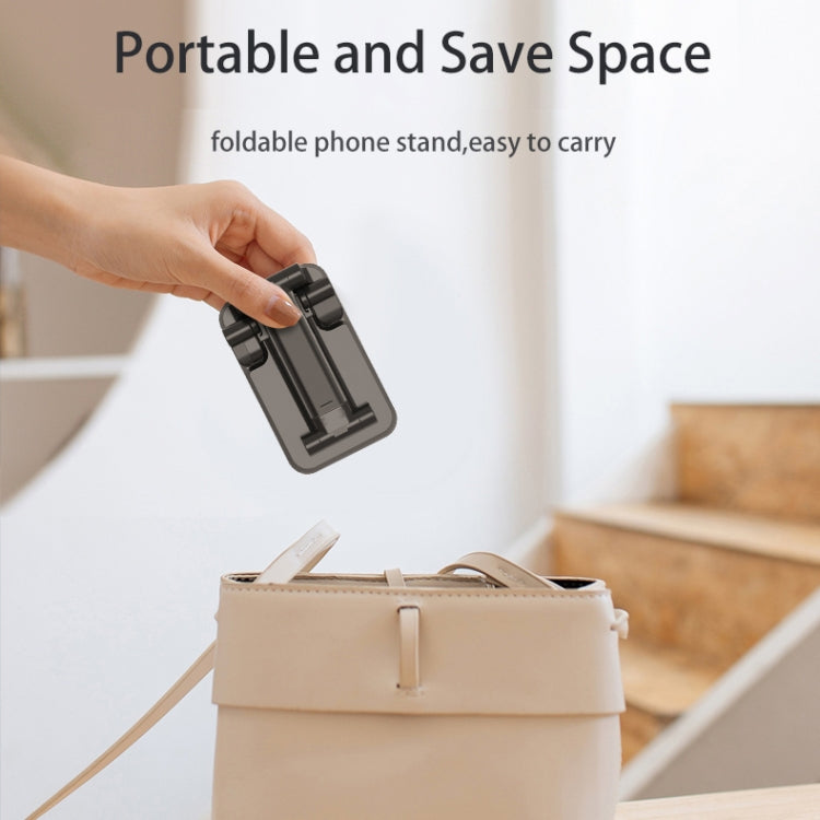 T6 2 in 1 Portable Folding Stand Wireless Charging, Style:Double Charge(Black)