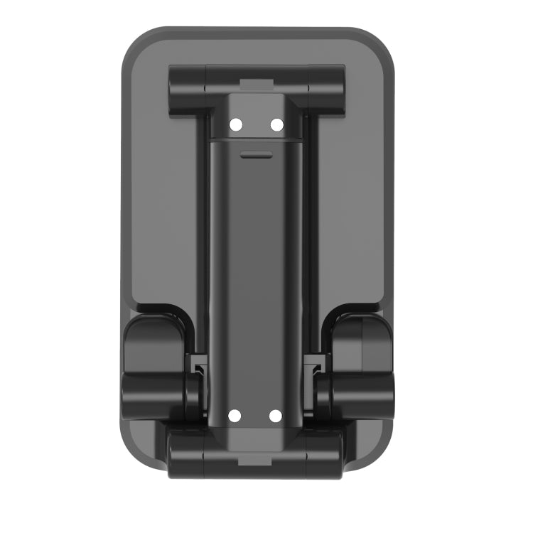 T6 2 in 1 Portable Folding Stand Wireless Charging, Style:Double Charge(Black)
