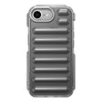 For iPhone 16e Capsule Series Candy Color TPU Phone Case(Transparent Grey) - iPhone 16e Cases by PMC TechLife | Online Shopping South Africa | PMC TechLife | Buy Now Pay Later Mobicred