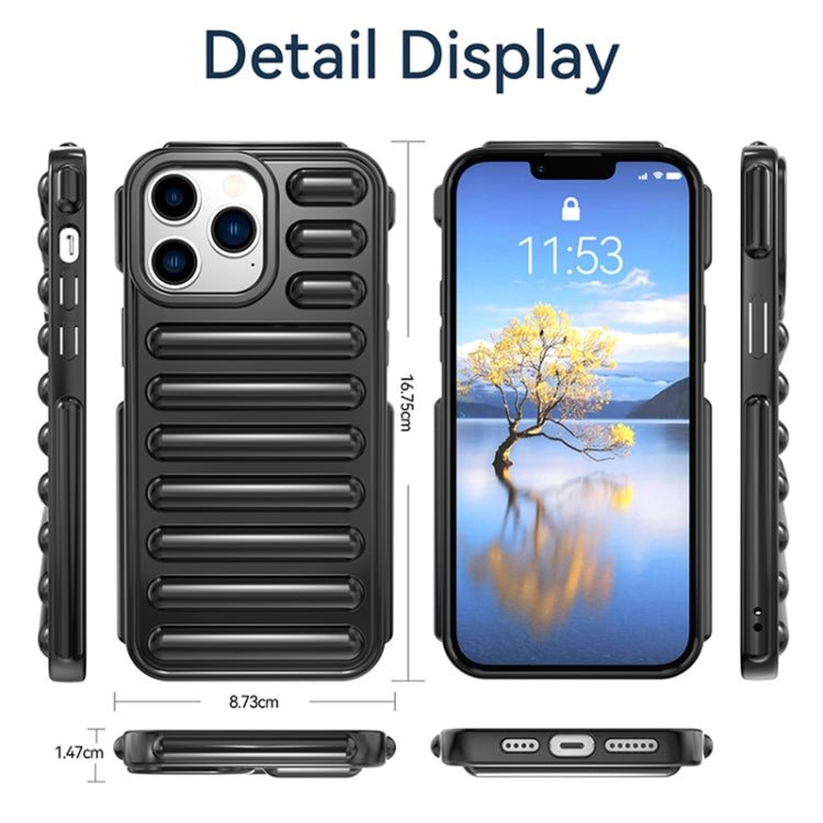 For iPhone 16 Pro Capsule Series Candy Color TPU Phone Case(Blue)
