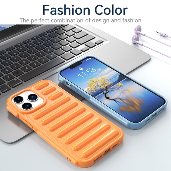 For iPhone 16 Pro Capsule Series Candy Color TPU Phone Case(Blue)