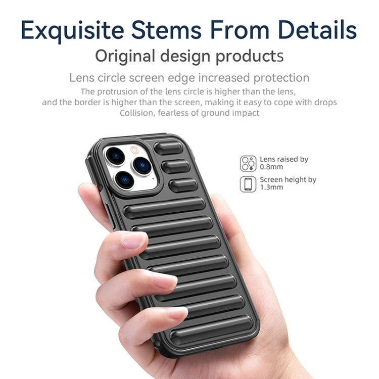 For iPhone 16 Pro Capsule Series Candy Color TPU Phone Case(Blue)