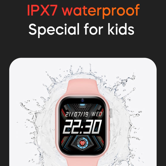 LEMFO K20 1.81 inch Children Sport Smart Watch, Support Video Call / Message Notification / GPS / WiFi / AI(Pink)