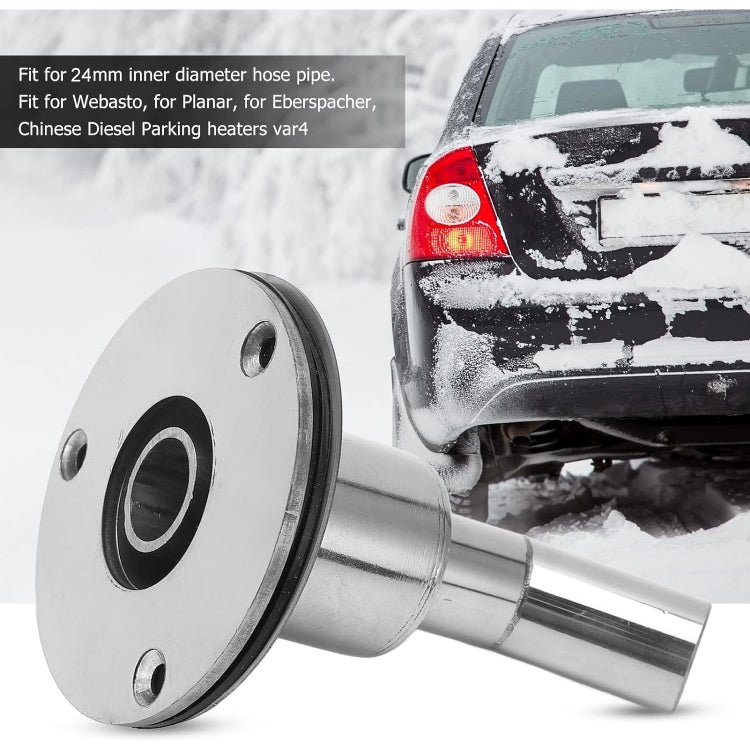 24mm Elbow Marine Parking Heater Stainless Steel Vent