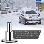 24mm Straight Marine Parking Heater Stainless Steel Vent