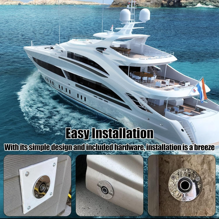 24mm Straight Marine Parking Heater Stainless Steel Vent