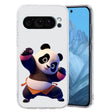 For Google Pixel 9 Pro Colored Drawing Pattern Transparent TPU Phone Case(Panda) - Google Cases by PMC TechLife | Online Shopping South Africa | PMC TechLife | Buy Now Pay Later Mobicred