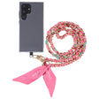 Mobile Phone Anti-lost Silk Scarf Full Coverage Long Lanyard(Rose Red) - Lanyards & Wrist Straps by PMc TechLife | Online Shopping South Africa | PMc TechLife | Buy Now Pay Later Mobicred