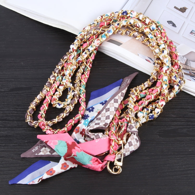 Mobile Phone Anti-lost Silk Scarf Full Coverage Long Lanyard(Blue)