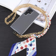 Mobile Phone Anti-lost Silk Scarf Half Pack Long Lanyard(Blue) - Lanyards & Wrist Straps by PMc TechLife | Online Shopping South Africa | PMc TechLife | Buy Now Pay Later Mobicred