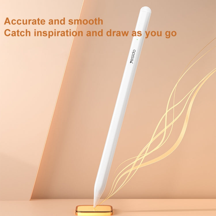 For iPad Yesido ST16 Anti-mistouch Capacitive Stylus(White)