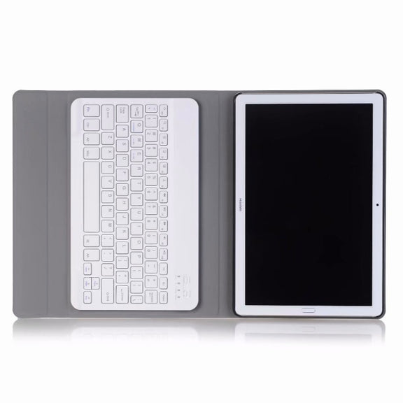 For Huawei MatePad T8 Ultra-thin Detachable Bluetooth Keyboard Leather Tablet Case with Stand & Sleep Function & Backlight(Gold)