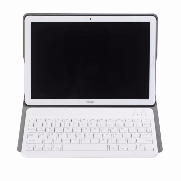 For Huawei MatePad T8 Ultra-thin Detachable Bluetooth Keyboard Leather Tablet Case with Stand & Sleep Function & Backlight(Rose Gold)