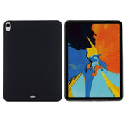 For iPad Air 13 2024 Pure Color Liquid Silicone Shockproof Tablet Case(Black)