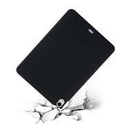For iPad Air 13 2024 Pure Color Liquid Silicone Shockproof Tablet Case(Black)