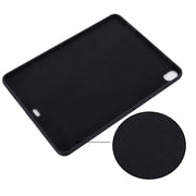 For iPad Air 13 2024 Pure Color Liquid Silicone Shockproof Tablet Case(Black)