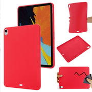 For iPad Air 13 2025 / 2024 Pure Color Liquid Silicone Shockproof Tablet Case(Red)