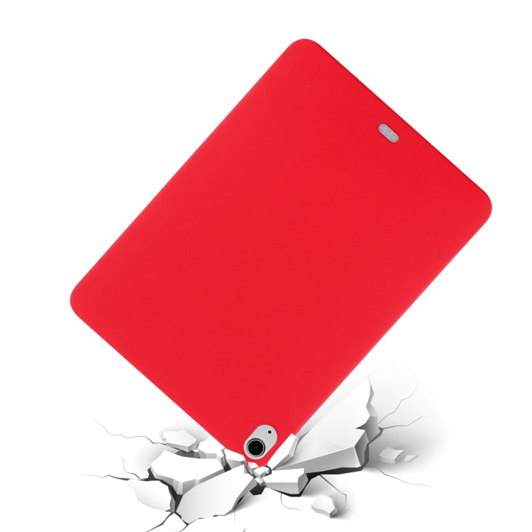 For iPad Air 13 2025 / 2024 Pure Color Liquid Silicone Shockproof Tablet Case(Red)