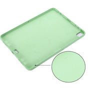 For iPad Air 13 2024 Pure Color Liquid Silicone Shockproof Tablet Case(Green)