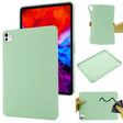 For iPad Pro 13 2024 Pure Color Liquid Silicone Shockproof Tablet Case(Green) - iPad Pro 13 2024 Cases by PMC TechLife | Online Shopping South Africa | PMC TechLife | Buy Now Pay Later Mobicred