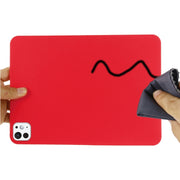 For iPad Pro 13 2024 Pure Color Liquid Silicone Shockproof Tablet Case(Red)