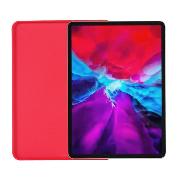 For iPad Pro 11 2024 Pure Color Liquid Silicone Shockproof Tablet Case(Red)