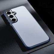 For Samsung Galaxy S24+ 5G SULADA Skin Feel Matte Shockproof Phone Case(Blue)