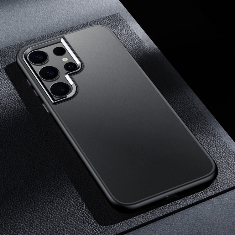 For Samsung Galaxy S24 Ultra 5G SULADA Skin Feel Matte Shockproof Phone Case(Black)