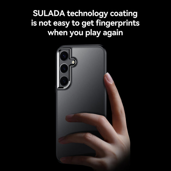 For Samsung Galaxy S24 Ultra 5G SULADA Skin Feel Matte Shockproof Phone Case(Grey)