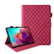 For Lenovo Tab P11 Gen 2 Rhombus Lattice Leather Tablet Case(Red) - Lenovo by PMC TechLife | Online Shopping South Africa | PMC TechLife | Buy Now Pay Later Mobicred