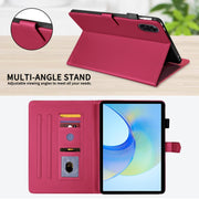 For Honor Pad X9 / X8 Pro Rhombus Lattice Leather Tablet Case(Red)