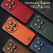 For vivo X100 Ultra SULADA Shockproof TPU + Handmade Leather Phone Case(Orange)