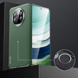 For Huawei Mate X5 SULADA Frameless Top Layer Cowhide Leather + PC Phone Case(Green) - Huawei Cases by SULADA | Online Shopping South Africa | PMC TechLife | Buy Now Pay Later Mobicred