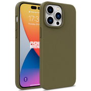 For iPhone 16 Pro Wheat Straw TPU Phone Case(Army Green)