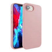 For iPhone 16e Wheat Straw TPU Phone Case(Pink)