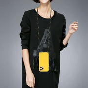 For iPhone 16 Wheat Straw Material + TPU Phone Case with Lanyard(Yellow)