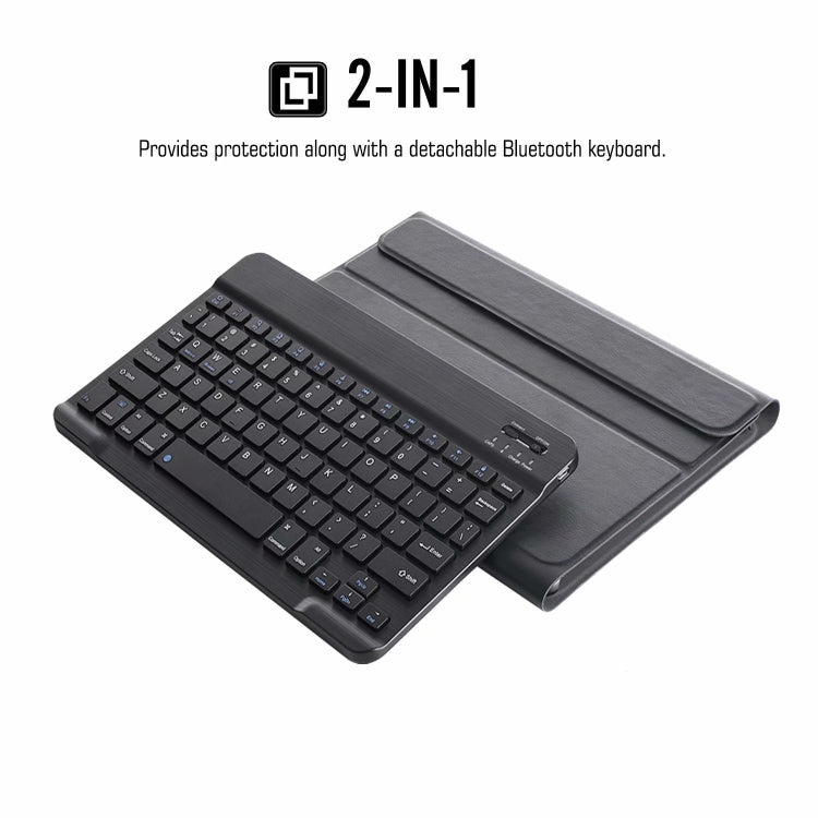 ST500 For Samsung Galaxy Tab A7 T500/T505 10.4 inch 2020 Ultra-thin Detachable Bluetooth Keyboard Leather Tablet Case with Stand & Sleep Function & Backlight(Rose Gold)