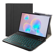 ST870S For Samsung Galaxy Tab S7 T870/T875 11 inch 2020 Ultra-thin Detachable Bluetooth Keyboard Leather Tablet Case with Stand & Sleep Function & Backlight(Black)