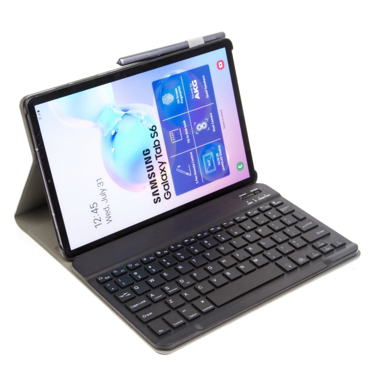 ST870S For Samsung Galaxy Tab S7 T870/T875 11 inch 2020 Ultra-thin Detachable Bluetooth Keyboard Leather Tablet Case with Stand & Sleep Function & Backlight(Black)