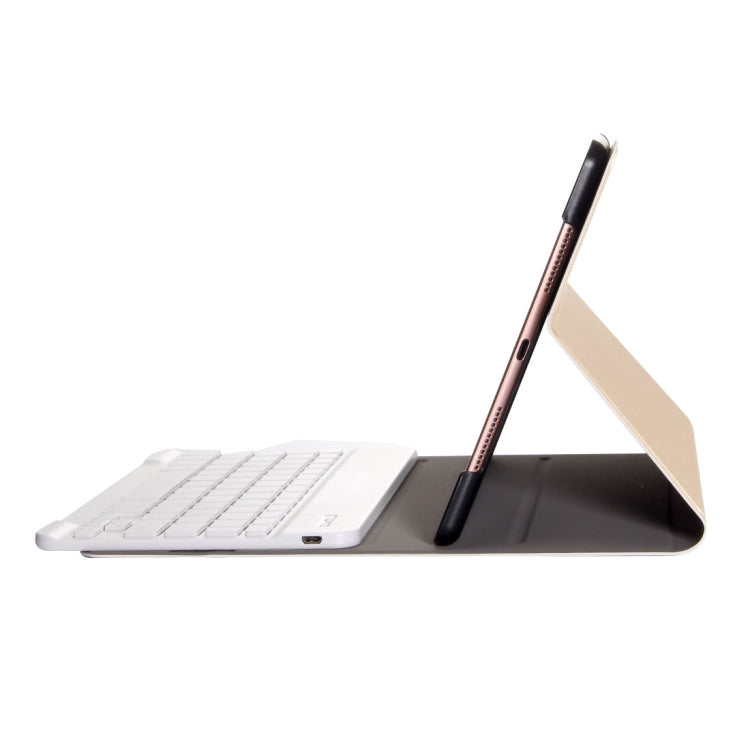 ST870S For Samsung Galaxy Tab S7 T870/T875 11 inch 2020 Ultra-thin Detachable Bluetooth Keyboard Leather Tablet Case with Stand & Sleep Function & Backlight(Gold)